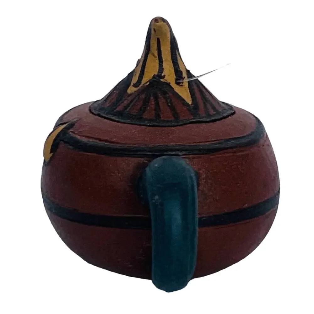 Vintage Chinese Clay Teapot Ornament